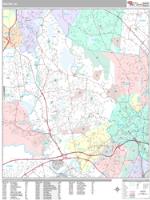 Wayne Wall Map Zip Code