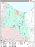 Irondequoit Wall Map Zip Code