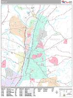 Troy Wall Map Zip Code