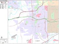Elyria Wall Map