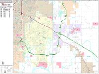 Broken Arrow Wall Map Zip Code