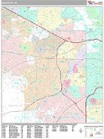 Beaverton Wall Map Zip Code