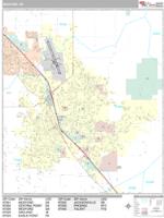 Medford Wall Map Zip Code
