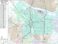 Portland Wall Map