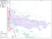 Springfield Wall Map Zip Code