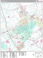 Allentown Wall Map
