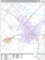 Johnson City Wall Map