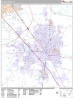 Murfreesboro Wall Map Zip Code