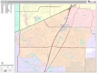 Allen Wall Map Zip Code