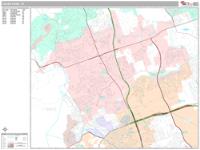 Cedar Park Wall Map Zip Code
