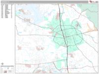 Conroe Wall Map Zip Code