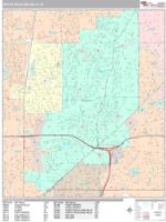 North Richland Hills Wall Map Zip Code