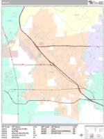 Lehi Wall Map Zip Code