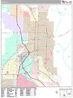 Ogden Wall Map Zip Code