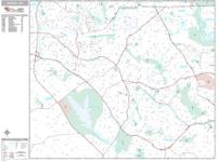 Burke Wall Map Zip Code