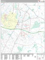 Reston Wall Map Zip Code