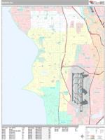 Burien Wall Map