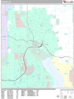 Redmond Wall Map Zip Code