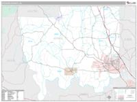 Autauga County, AL Wall Map