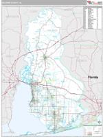 Baldwin County, AL Wall Map