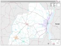 Barbour County, AL Wall Map