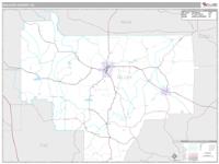 Bullock County, AL Wall Map