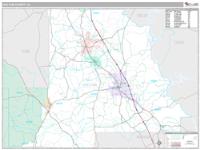 Chilton County, AL Wall Map Zip Code