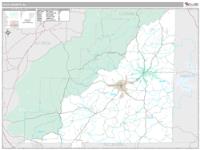 Clay County, AL Wall Map