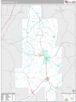 Crenshaw County, AL Wall Map Zip Code