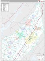DeKalb County, AL Wall Map Zip Code