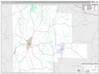 Fayette County, AL Wall Map Zip Code