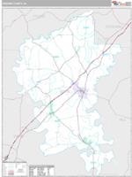 Greene County, AL Wall Map