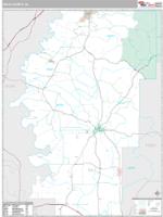 Hale County, AL Wall Map Zip Code