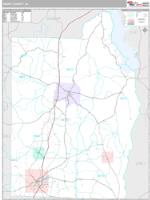 Henry County, AL Wall Map Zip Code