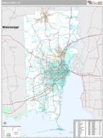 Mobile County, AL Wall Map