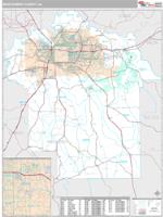 Montgomery County, AL Wall Map Zip Code