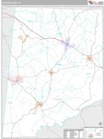 Pickens County, AL Wall Map Zip Code