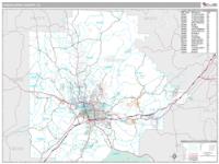 Tuscaloosa County, AL Wall Map