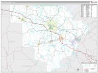 Walker County, AL Wall Map Zip Code