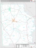 Washington County, AL Wall Map Zip Code