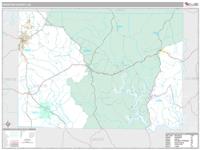 Winston County, AL Wall Map Zip Code