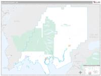 Dillingham County, AK Wall Map Zip Code