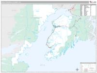 Kenai Peninsula County, AK Wall Map Zip Code