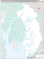 Ketchikan Gateway County, AK Wall Map Zip Code