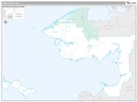 Nome County, AK Wall Map Zip Code