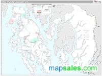 Prince of Wales-Hyder County, AK Wall Map Zip Code