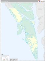 Sitka County, AK Wall Map Zip Code