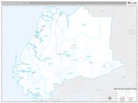 Wade Hampton County, AK Wall Map