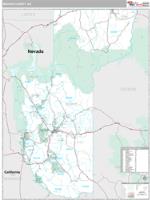 Mohave County, AZ Wall Map Zip Code