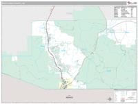 Santa Cruz County, AZ Wall Map Zip Code